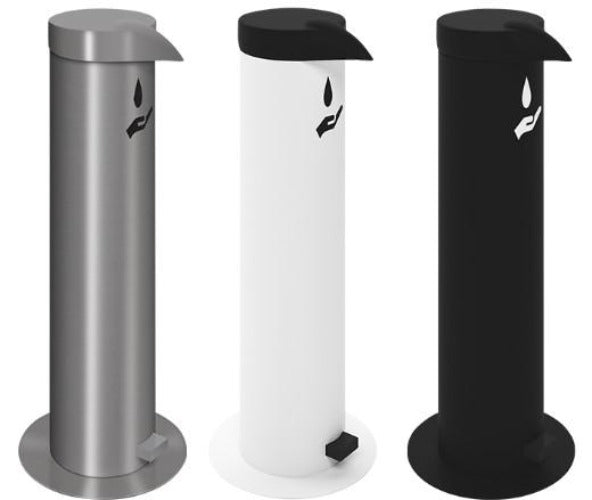 Foot pedal activated Sanitizer station, outdoor, 5L capacity 3 colors