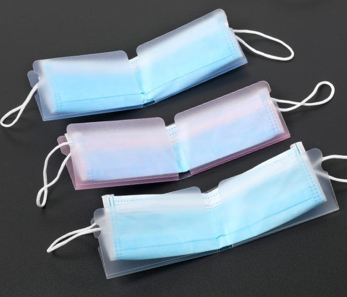 Poly mask holders - all colors - half fold