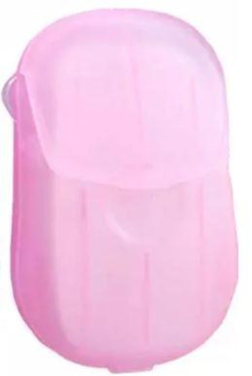 paper soap sheets pink dispenser