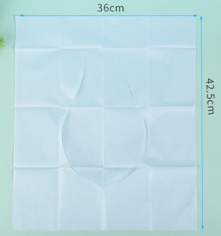 Disposable toilet seat cover 10/pk