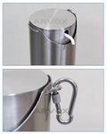 stainless steel sanitizer dispenser foot pedal activated