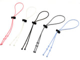Adjustable silicone mask cord all colors