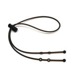 Adjustable silicone mask cord black