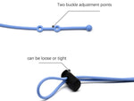 Adjustable silicone mask cord