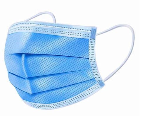 Disposable blue 3 layer mask