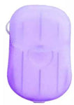paper soap sheets purple dispenser